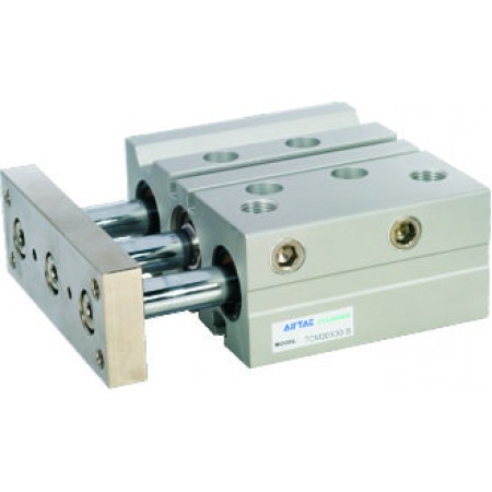 Cilindru pneumatic antirotatie Tri-rod ghidaj seria TC