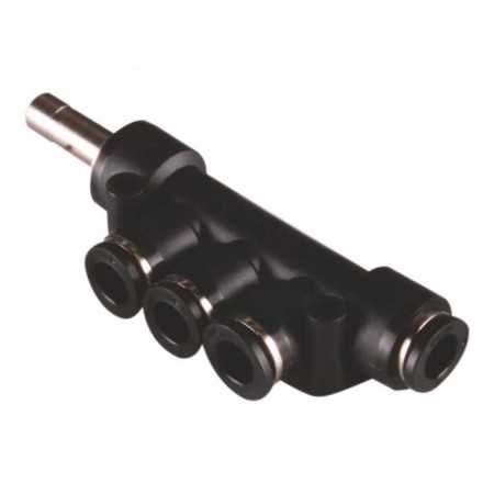Conectori rapizi egali cu plug-in cu 3 iesiri push-in