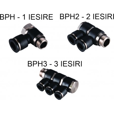 Conectori push-in BANJO filet exterior